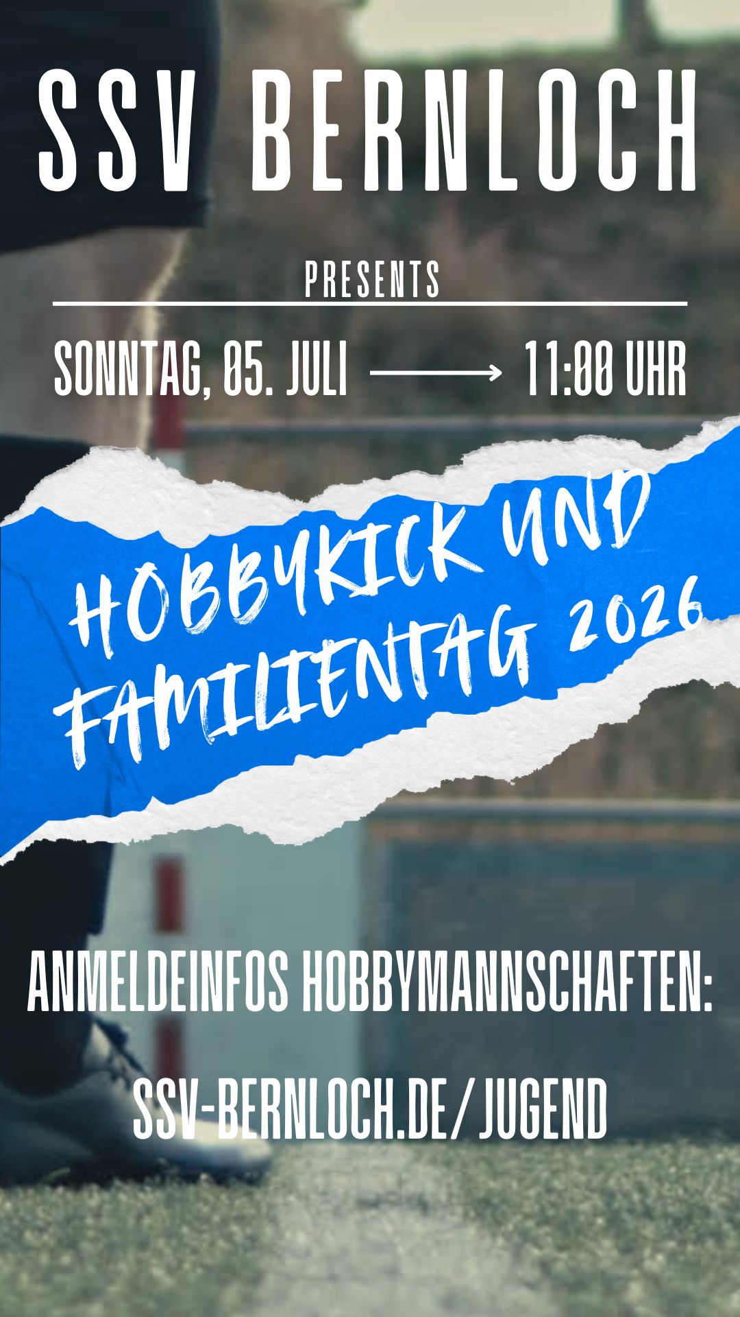 Einladung zum Hobbykick und Familientag